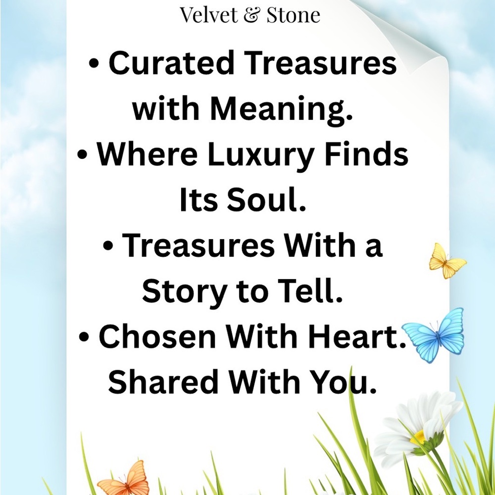 Velvet & Stone Inspirational Poster
